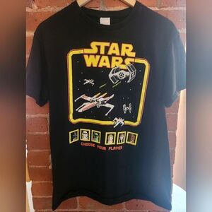 💜 Star Wars 8-Bit Choose Your Player Short Sleeve Tshirt Medium